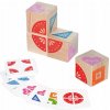 KidsPlanet Montessori kocky na skladanie vzorov hra ktorá učí a baví