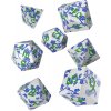 Q-workshop Sada kociek: Full Art Dice Set- Porcelain