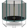 Aga SPORT TOP Trampolína 250 cm Tmavo zelená + ochranná sieť + rebrík Aga SPORT TOP Trampolína 250 cm Tmavo zelená + ochranná sieť + rebrík