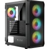 LOGIC PC skříň Portos ARGB MIDI 1x USB 3.0, 2x USB 2.0 + audio, černá, bez zdroje LOGIC PC skříň Portos ARGB MIDI 1x USB 3.0, 2x USB 2.0 + audio, černá, bez zdroje