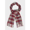 ŠÁL GANT MULTI CHECK SCARF PLUMPED RED ŠÁL GANT MULTI CHECK SCARF PLUMPED RED