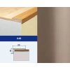 Effector Profil schodový A46 Šampaň samolepiaci Effector Profil schodový A46 Šampaň samolepiaci