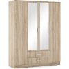 Šatníková skriňa ROMANA 160 Zrkadlá Dub sonoma Šatníková skriňa ROMANA 160 Zrkadlá Dub sonoma