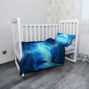Sablio detské obliečky Modré údolie s mesiacom 120 x 90 cm 40 x 60