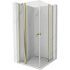MEXEN/S - Mist Duo sprchovací kút dvere krídlové 85 x 85, transparent, zlato 8A4-085-085-50-00 MEXEN/S - Mist Duo sprchovací kút dvere krídlové 85 x 85, transparent, zlato 8A4-085-085-50-00