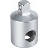 Adaptér s otvorom pre trhák, vnútorný 3/8” na vonkajší 1/4”, dĺžka 28mm, FORTUM Adaptér s otvorom pre trhák, vnútorný 3/8” na vonkajší 1/4”, dĺžka 28mm, FORTUM