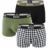 BOSS - boxerky 3PACK cotton stretch power design army green & pepita combo - limitovaná fashion edícia (HUGO BOSS)-XXL (108-117 cm) BOSS - boxerky 3PACK cotton stretch power design army green & pepita combo - limitovaná fashion edícia (HUGO BOSS)-XXL (108-117 cm)