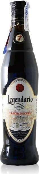 Legendario Elixir de Cuba 7y 34% 0,7 l (čistá fľaša)
