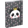 Baagl Panda A5 tmavo sivá Baagl Panda A5 tmavo sivá