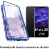 Luxria Double Glass Magnetic - Modre presklené magnetické púzdro pre Huawei pre Huawei: Mate 20 Lite Luxria Double Glass Magnetic - Modre presklené magnetické púzdro pre Huawei pre Huawei: Mate 20 Lite