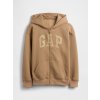 GAP Detská mikina s logom VintageSoft Unisex Hnedá S Hnedá Hnedá GAP Detská mikina s logom VintageSoft Unisex Hnedá S Hnedá Hnedá