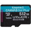 Kingston 512GB microSDXC Canvas Go Plus SDCG4/512GBSP