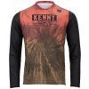 KENNY Cyklistický dres s dlhým rukávom letný - CHARGER - ružová/hnedá KENNY Cyklistický dres s dlhým rukávom letný - CHARGER - ružová/hnedá