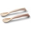 BabyOno Silikónové lyžičky pre deti, mäkké, flexibilné 2 ks, béžová/ružová BabyOno Silikónové lyžičky pre deti, mäkké, flexibilné 2 ks, béžová/ružová