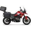 Kompletná sada čiernych hliníkových kufrov SHAD TERRA BLACK, 48L topcase 36L/47L bočné kufre, vrátane montážnej sady a platne SHAD TRIUMPH Tiger 900 Kompletná sada čiernych hliníkových kufrov SHAD TERRA BLACK, 48L topcase 36L/47L bočné kufre, vrátane montážnej sady a platne SHAD TRIUMPH Tiger 900