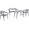 Ratanový záhradný nábytok - záhradný set na sedenie pre 4 osoby + stôl Ratanový záhradný nábytok - záhradný set na sedenie pre 4 osoby + stôl