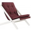 Karup Design deckchair BOOGIE - lehátko (skladacie) 65x88x75 cm bordeaux white (lak) Karup Design deckchair BOOGIE - lehátko (skladacie) 65x88x75 cm bordeaux white (lak)