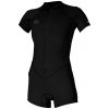 O'Neill Wms Bahia 2/1 Front Zip S/S Spring tempered steel/surf abstract