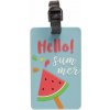 Cestovná menovka na kufor Worldpack Hello Summer - Modrá Cestovná menovka na kufor Worldpack Hello Summer - Modrá