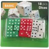 Hracie kocky mix farieb 18 ks Hracie kocky mix farieb 18 ks