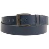 Black Hand pánsky kožený opasok 091-40 tmavo modrý