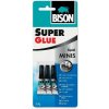 BISON SUPER GLUE MINIS 3 x 1g BISON SUPER GLUE MINIS 3 x 1g