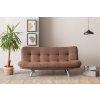 Atelier Del Sofa Malá rozkladacia pohovka Misa – Svetlohnedá Atelier Del Sofa Malá rozkladacia pohovka Misa – Svetlohnedá