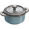 Staub Cocotte Mini keramický plech na pečenie 10 cm/0,2 l, starožitná modrá, 40512-000 Staub Cocotte Mini keramický plech na pečenie 10 cm/0,2 l, starožitná modrá, 40512-000