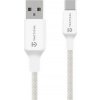 Tactical 143183 Stitch Thread USB-A - USB-C 0,3m bílý Tactical 143183 Stitch Thread USB-A - USB-C 0,3m bílý