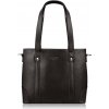 Paolo Peruzzi Dámska kožená shopper kabelka cez rameno | tmavohnedá T-41-BR Paolo Peruzzi Dámska kožená shopper kabelka cez rameno | tmavohnedá T-41-BR