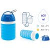 Skladacia fľaša na vodu silikónová 300 - 600 ml Skladacia fľaša na vodu silikónová 300 - 600 ml