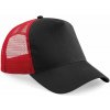 Beechfield B640 5 panelová Trucker 53.064 black/classic red