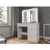 Jaks TL08 Hollywood Premium toaletný stolík s LED osvetlením white Jaks TL08 Hollywood Premium toaletný stolík s LED osvetlením white