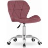 Muff Kancelárska stolička Avola - zamat/ružová Muff Kancelárska stolička Avola - zamat/ružová
