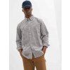 Gap košile oxford standard fit hnedá Gap košile oxford standard fit hnedá