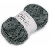 Pletacia priadza Olivia melírovaná 100 g - šedá stredná Pletacia priadza Olivia melírovaná 100 g - šedá stredná
