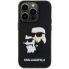 Karl Lagerfeld 3D Rubber Karl and Choupette iPhone 15 Pro čierne Karl Lagerfeld 3D Rubber Karl and Choupette iPhone 15 Pro čierne