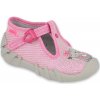 BEFADO 110P433 dievčenské papuče ružová mačka 25 110P433_25 BEFADO 110P433 dievčenské papuče ružová mačka 25 110P433_25