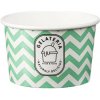 Intertan SA Miska na zmrzlinu 240ml Zig Zag green