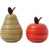 Skladačka Ferm Living jablko a hruška, 2 ks Skladačka Ferm Living jablko a hruška, 2 ks