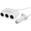 Trojitá rozdvojka do zapaľovača 12/24V, 2x USB konektor, kábel 120 cm, WAYME Trojitá rozdvojka do zapaľovača 12/24V, 2x USB konektor, kábel 120 cm, WAYME