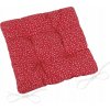 Vankúš Bellatex 40 x 40 x 8 červený Vankúš Bellatex 40 x 40 x 8 červený