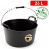 Vedro/nádoba flexiplast 26l čierna Vedro/nádoba flexiplast 26l čierna