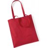 Westford Mill Taška Bag for Life W101, bavlněná, 10l COT50010124899-classic red Červená UNI Westford Mill Taška Bag for Life W101, bavlněná, 10l COT50010124899-classic red Červená UNI