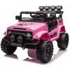 JOKO Elektrické autíčko Jeep Off-Road CLIMBER, penové kolesá, kožené sedadlo, ružové JOKO Elektrické autíčko Jeep Off-Road CLIMBER, penové kolesá, kožené sedadlo, ružové