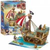 CubicFun 3D puzzle Pirátska loď 157ks