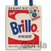 Galison Andy Warhol Brillo taška Tote Bag Galison Andy Warhol Brillo taška Tote Bag
