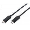 C-TECH CB-USB32-20B USB 3.2, Type-C (CM/CM), PD 100W, 20Gbps, 2m, černý C-TECH CB-USB32-20B USB 3.2, Type-C (CM/CM), PD 100W, 20Gbps, 2m, černý