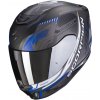 SCORPION prilba EXO-391 Haut matt black/silver/blue - S SCORPION prilba EXO-391 Haut matt black/silver/blue - S