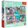TREFL Lilo&Stitch Bláznivý den 4v1 35,48,54,70 dielov TREFL Lilo&Stitch Bláznivý den 4v1 35,48,54,70 dielov